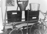 Erntewagen mit zwei Traubenbütten