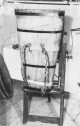 verstellbarer Tansenbock mit Tanse