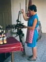 Etikettieren mit der Handmaschine