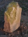 Grenzstein im Weinberg