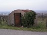 Weinbergshäuschen im Weinberg von Obernai 